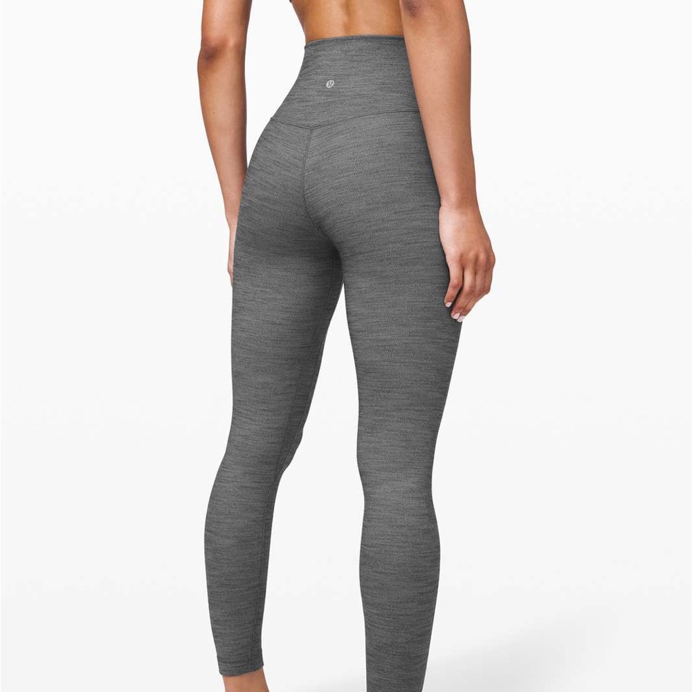 Lululemon Herringbone Gray Leggings